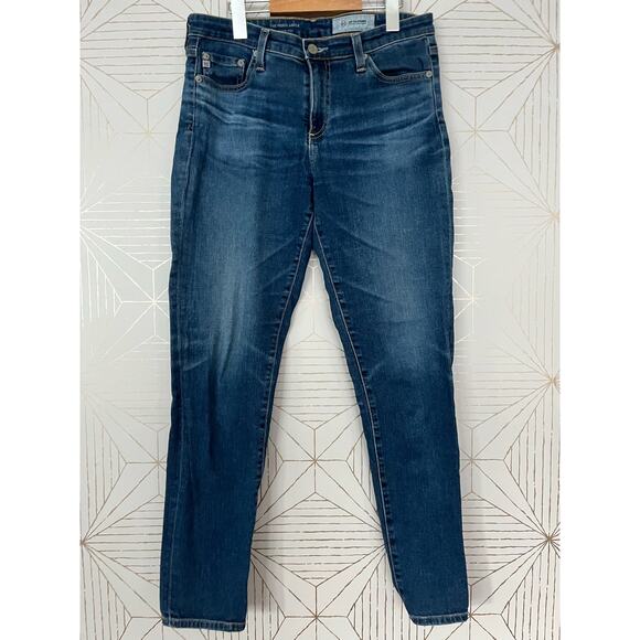 Adriano Goldshmied AG -ed The Prima Cigarette Ankle Denim 28R Stretch $215 - Picture 1 of 16